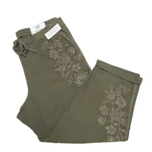 Style & Co. Cropped Straight Leg Pants Womens XXL